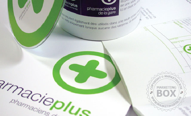 Thiết kế bộ nhận diện thương hiệu dược phẩm Pharmacy Plus